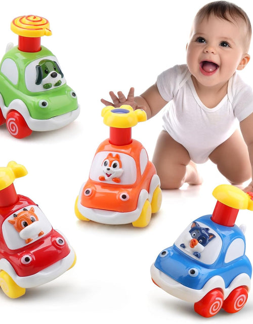 Load image into Gallery viewer, Amy&Benton Baby Toy Cars for 1 2 Year Old Toddler Cartoon Wind up Cars for Boys Birthday Gift Toys