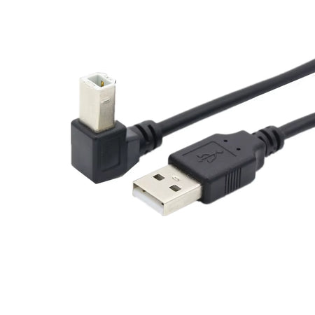 USB 2.0 a Male to USB B Male Type B BM up & down & Left & Right Angle Printer Scanner 90 Degree Cable BM Angled Cable 0.3M-1.5M
