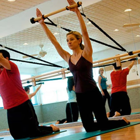 Pilates Stick Yoga Pilates Bar Barre Basic Kit Exercise Resistance Bands