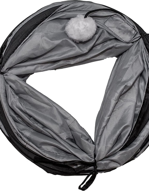 Load image into Gallery viewer, Cat Tunnel for Indoor Cats Collapsible Pop-Up Pet Tube Peek Hole Hideaway Play Toys for Cats with Ball
