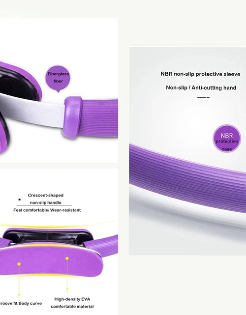 Load image into Gallery viewer, Yoga Fitness Ring Circle Pilates Women Girl Exercise Home Resistance Elasticity Yoga Gym Workout Pilates Ring Circle