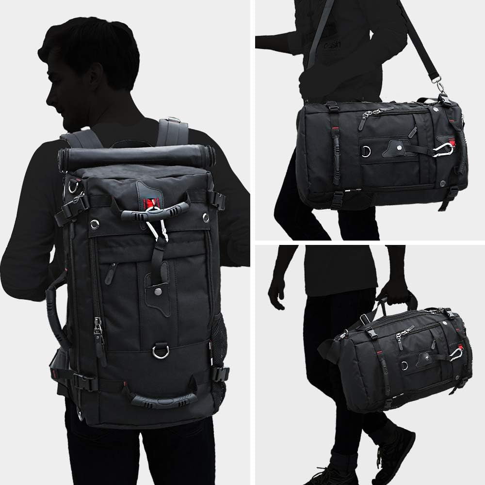 Travel Backpack, Carry on Backpack Durable Convertible Duffle Bag Fit for 17.3 Inch Laptop for Men and Women(Large 40L)