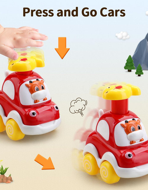 Load image into Gallery viewer, Amy&Benton Baby Toy Cars for 1 2 Year Old Toddler Cartoon Wind up Cars for Boys Birthday Gift Toys