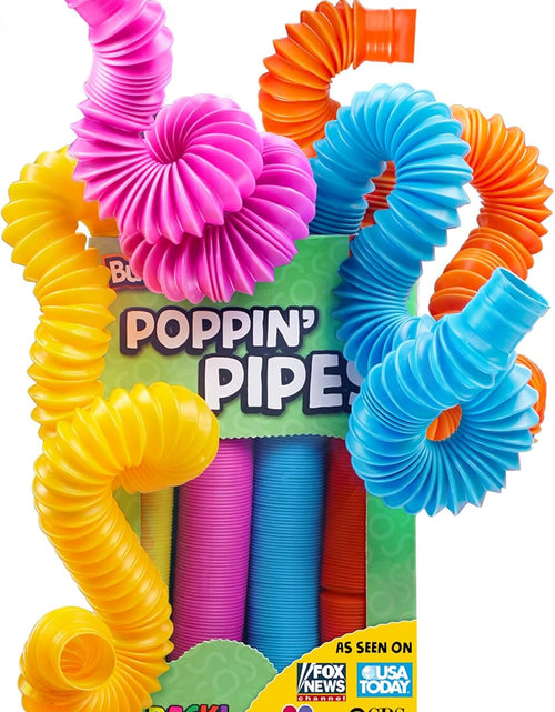 Load image into Gallery viewer, Pop Tubes Sensory Toys, Fine Motor Skills Stocking Stuffers Toddler Toys, Fidget Toys for Sensory Kids and Stocking Stuffers for Kids Learning Toys