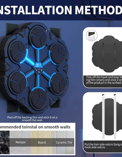 Load image into Gallery viewer, Intelligent Bluetooth Music Boxing Machine Boxing Training Punching Equipment Smart Boxing Simulator for Childrenhome Practice