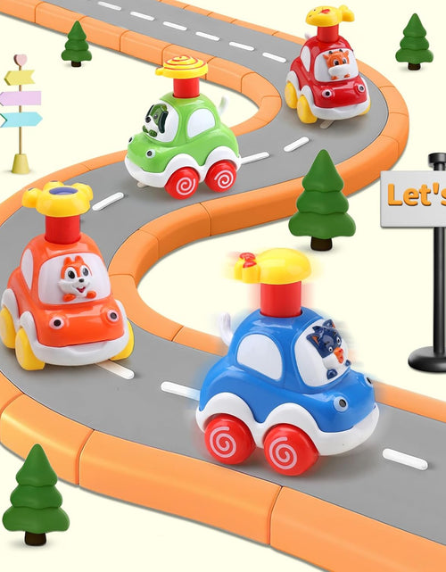 Load image into Gallery viewer, Amy&Benton Baby Toy Cars for 1 2 Year Old Toddler Cartoon Wind up Cars for Boys Birthday Gift Toys
