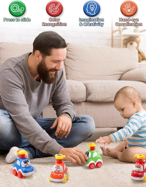 Load image into Gallery viewer, Amy&Benton Baby Toy Cars for 1 2 Year Old Toddler Cartoon Wind up Cars for Boys Birthday Gift Toys