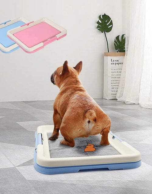 Load image into Gallery viewer, Portable Dog Training Toilet Indoor Dogs Potty Pet Toilet for Small Dogs Cats Cat Litter Box Puppy Pad Holder Tray Pet Supplies