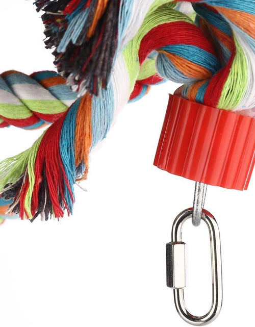 Load image into Gallery viewer, Bird Perch, Large Parrot Toys 63 Inch Climbing Rope Bungee Bird Toys