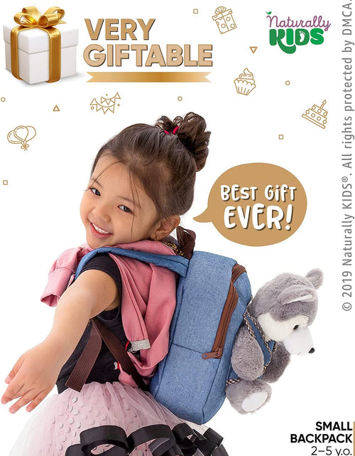 Load image into Gallery viewer, Wolf Backpack, Wolf Toys for Girls Boys, Wolf Stuffed Animal, Husky Toy for Kids