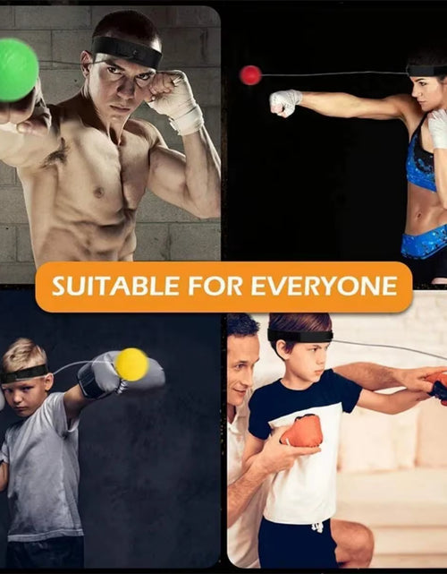 Load image into Gallery viewer, Boxing Magic Ball Reflex Speed Training with Headband Boxing Punching Balls Hand Eye Coordination Fitness Martial Arts Supplies