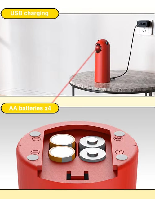 Load image into Gallery viewer, Automatic Cat Toys LED Laser Interactive Smart Teasing Pet Handheld Electronic Indoor Random Laser Cats Toy Accessories for Dog