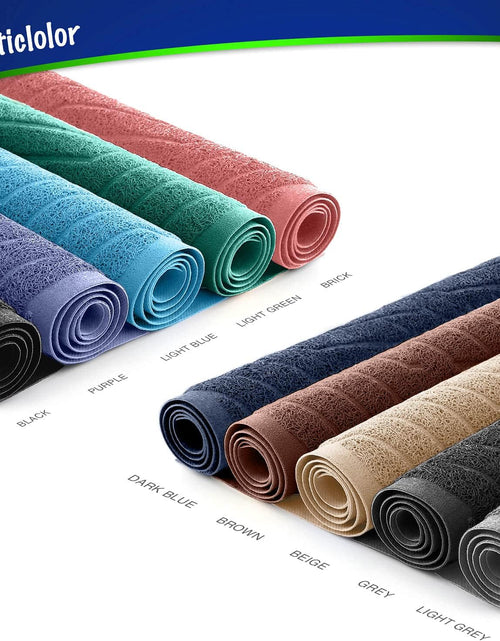 Load image into Gallery viewer, Cat Litter Mat, Kitty Litter Trapping Mesh Mat, 35 X 23 Inch Large, Premium Durable PVC Rug, No Phthalate, Urine Waterproof, Easy Clean, Washable, Scatter Control, Litter Box Carpet