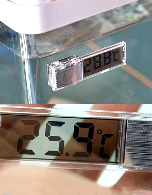 Load image into Gallery viewer, Digital Electronic Aquarium Thermometer, Plastic, Metal, 3D, Fish Tank Temp Meter, Gold, Silver, New Arrival