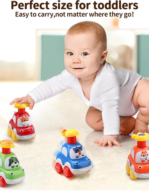 Load image into Gallery viewer, Amy&Benton Baby Toy Cars for 1 2 Year Old Toddler Cartoon Wind up Cars for Boys Birthday Gift Toys