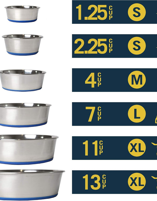Load image into Gallery viewer, Durapet Dog Bowls, Dog Food Bowls & Dog Water Bowls (Stainless Steel Dog Bowl to Replace Ceramic Dog Bowls) Large Dog Bowls, Dog Bowls Medium Sized Dogs & Dog Bowls Small Size Dog