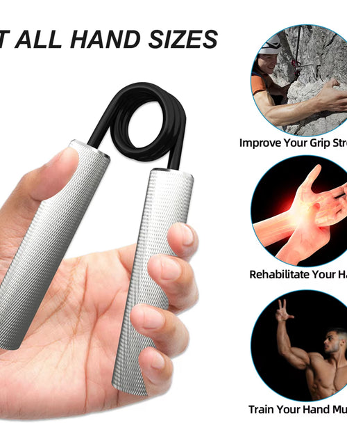 Load image into Gallery viewer, 50LBS-300LBS Metal Grip Strength Trainer Workout Equipment Forearm Exerciser Hand Grip Strength Gym Fitness Products