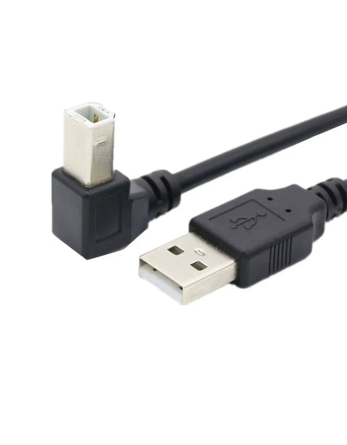 Load image into Gallery viewer, USB 2.0 a Male to USB B Male Type B BM up &amp; down &amp; Left &amp; Right Angle Printer Scanner 90 Degree Cable BM Angled Cable 0.3M-1.5M
