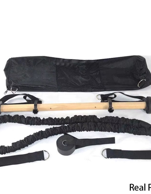 Load image into Gallery viewer, Pilates Stick Yoga Pilates Bar Barre Basic Kit Exercise Resistance Bands
