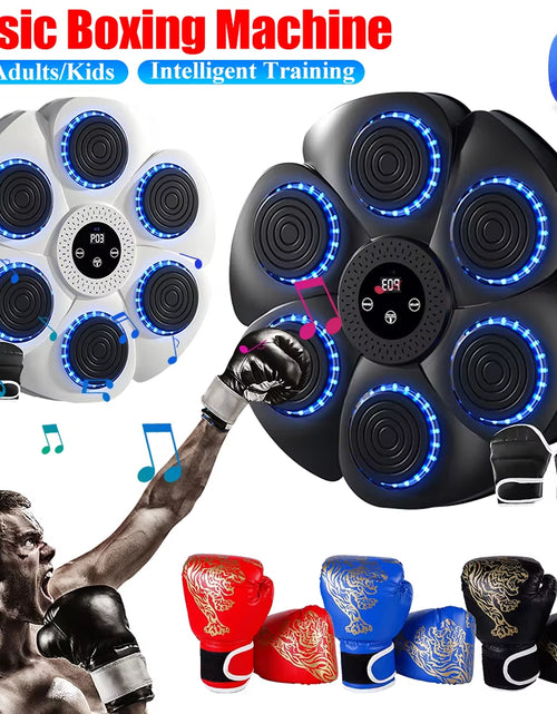 Load image into Gallery viewer, Smart Bluetooth Music Boxing Machine Musical Wall Boxing Machine Wall Target Hanging Sandbag Reaction Training Punching Bag
