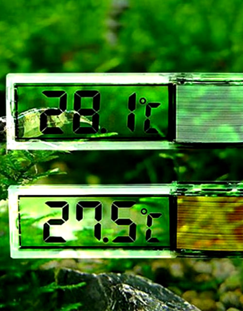 Load image into Gallery viewer, Digital Electronic Aquarium Thermometer, Plastic, Metal, 3D, Fish Tank Temp Meter, Gold, Silver, New Arrival
