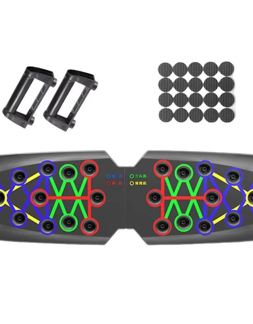Load image into Gallery viewer, Multifunctional Push up Boards Press up Board Equipment Pushup Stands Push up Boards Exercise Board with Resistance Band

