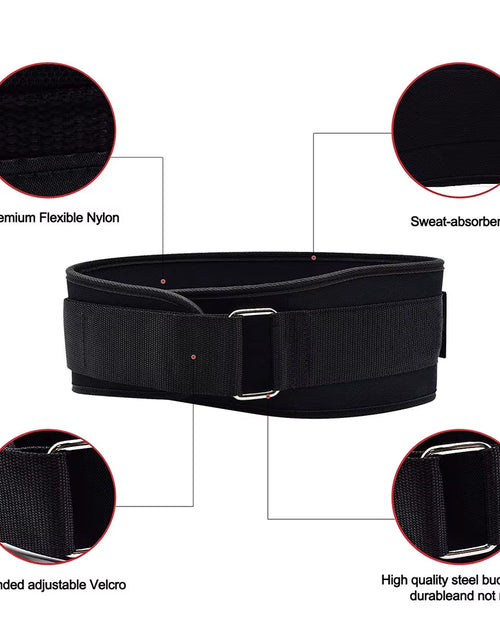 Load image into Gallery viewer, Weight Lifting Belt for Men and Women Waist Support for Weightlifting, Squat, Deadlift, Power Lifting, Fitness Gym Training
