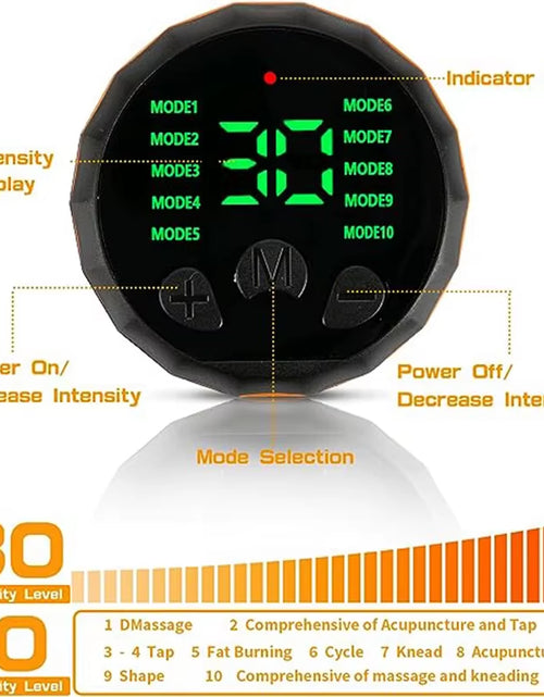 Load image into Gallery viewer, ABS Stimulator EMS Abdominal Muscle Trainer Body Waist Slimming Belt Weight Lose Muscle Toner Fitness Equiment USB Recharge
