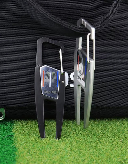 Load image into Gallery viewer, Golf Divot Tool Golf Putting Green Fork Zinc Alloy Golf Divot Repair Tool Pitch Groove Cleaner Golf Pitchforks Golf Accessories
