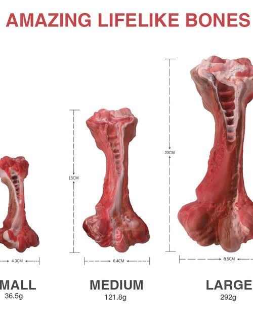 Load image into Gallery viewer, Dog Toys Aggressive Chewers Large Dogs Bone-Shaped Indestructible Dog Toys Nylon Interactive Dog Toys Teeth Cleaning
