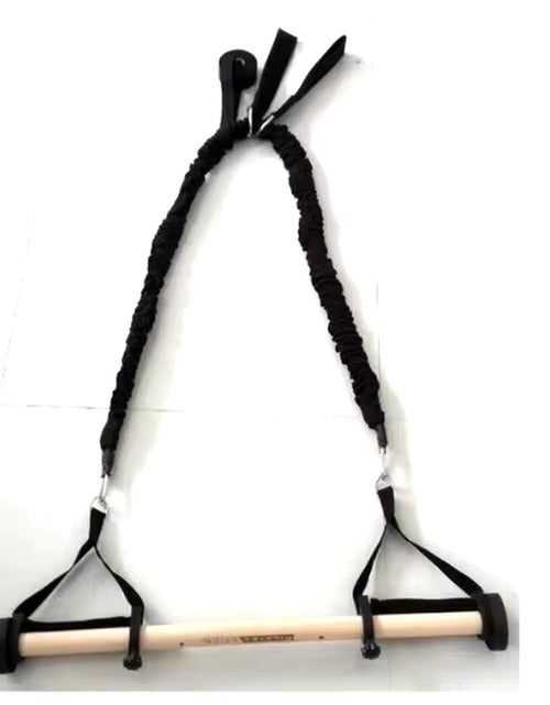 Load image into Gallery viewer, Pilates Stick Yoga Pilates Bar Barre Basic Kit Exercise Resistance Bands

