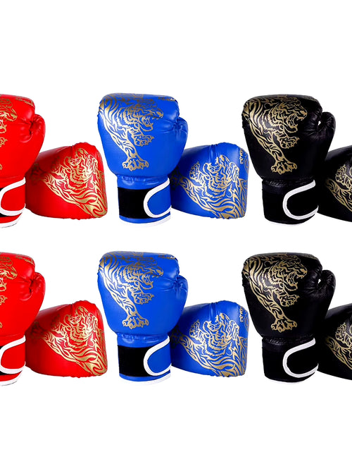 Load image into Gallery viewer, Boxing Gloves Breathable Kickboxing Gloves Comfortable Professional Boxing Gloves Punching Training Gloves for Children Adults
