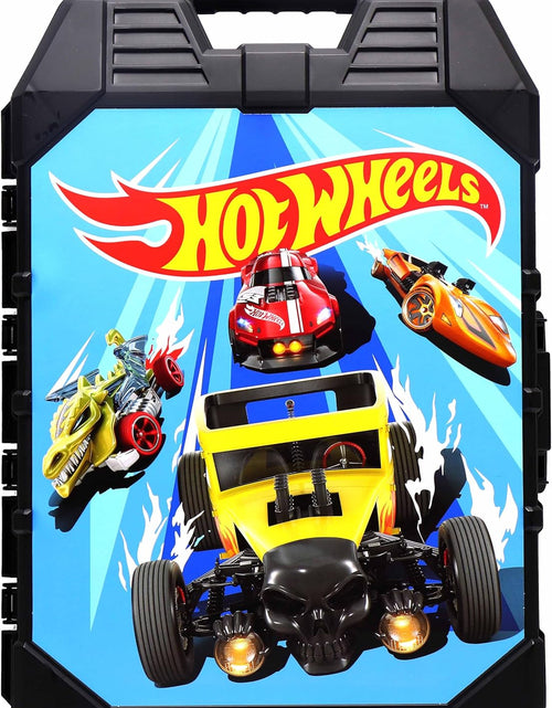 Load image into Gallery viewer, Hot Wheels: 48 Cart Storage Case, Easy Grip Carrying Case, Makes Collecting and Clean up Easy and Fun, Styles in Case May Vary, for Ages 3 and Up
