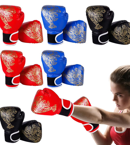 Boxing Gloves Breathable Kickboxing Gloves Comfortable Professional Boxing Gloves Punching Training Gloves for Children Adults