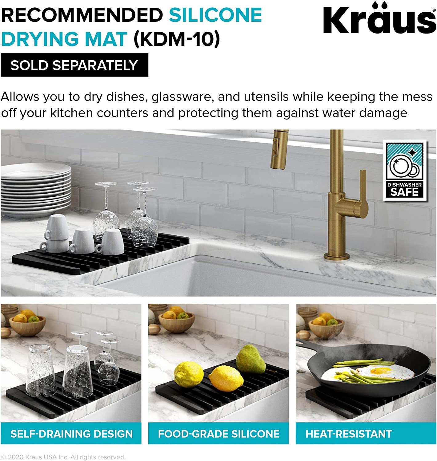 KBU22 32 Inch Undermount 50/50 Double Bowl 16 Gauge Stainless Steel Kitchen Sink