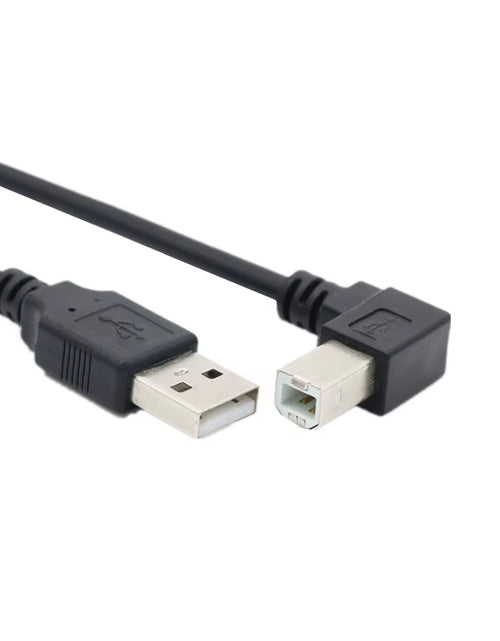 Load image into Gallery viewer, USB 2.0 a Male to USB B Male Type B BM up &amp; down &amp; Left &amp; Right Angle Printer Scanner 90 Degree Cable BM Angled Cable 0.3M-1.5M
