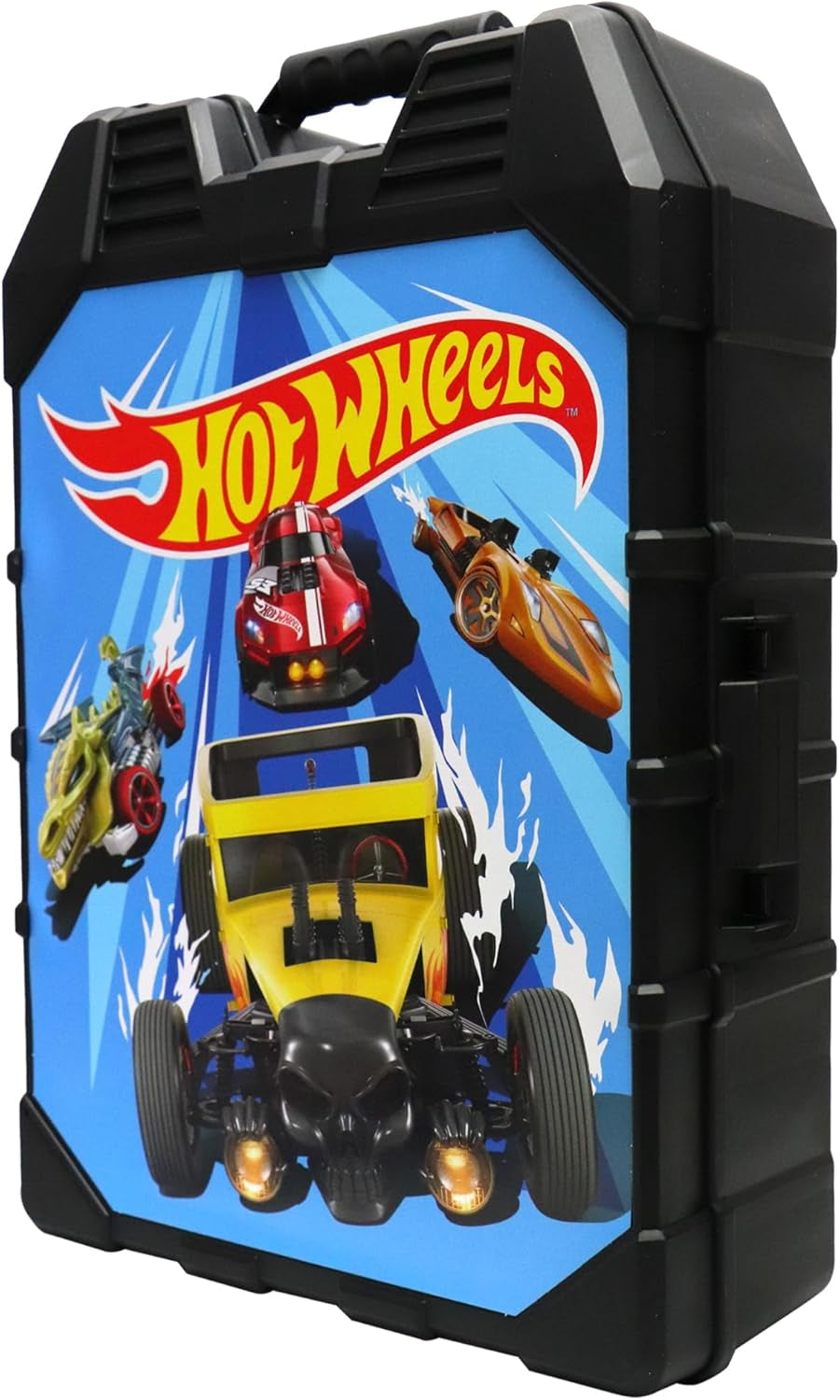 Hot Wheels: 48 Cart Storage Case, Easy Grip Carrying Case, Makes Collecting and Clean up Easy and Fun, Styles in Case May Vary, for Ages 3 and Up