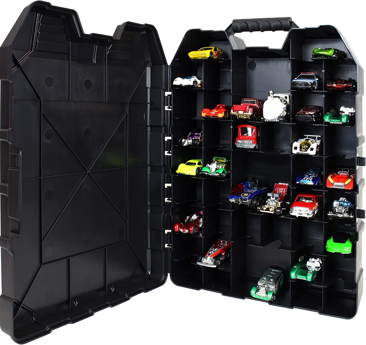 Hot Wheels: 48 Cart Storage Case, Easy Grip Carrying Case, Makes Collecting and Clean up Easy and Fun, Styles in Case May Vary, for Ages 3 and Up