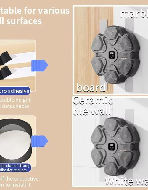 Load image into Gallery viewer, New Music Boxing Target Smart Boxing Target Trainer Reaction Training Adult/Child Home Training Boxing Machine Agility Reaction
