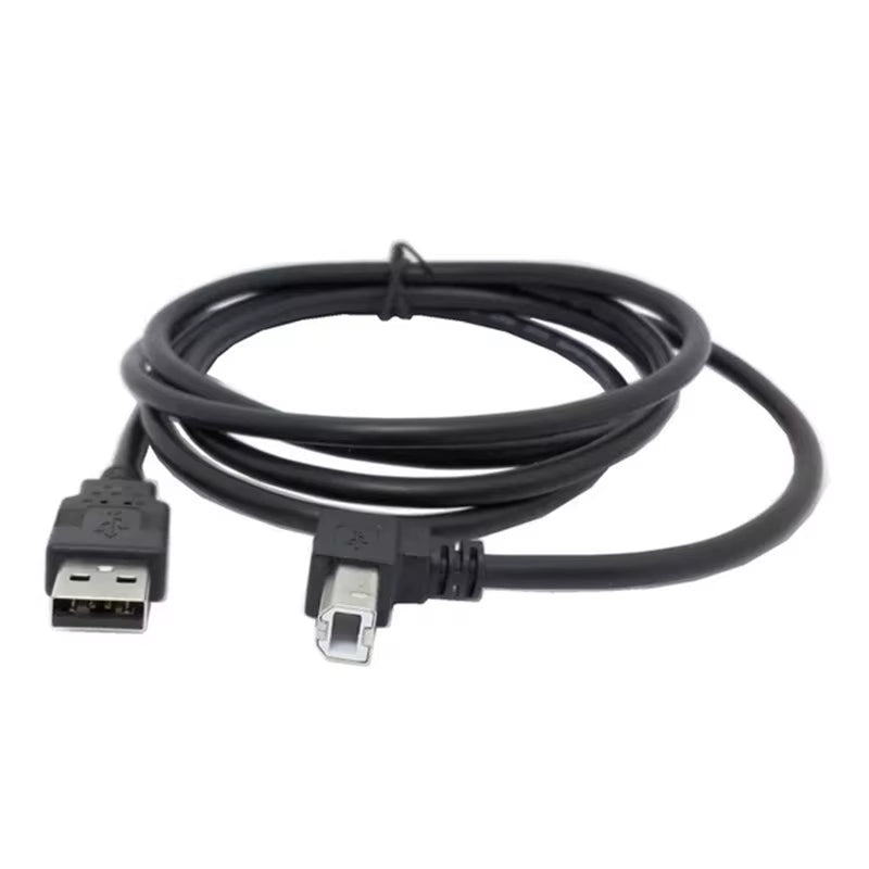 USB 2.0 a Male to USB B Male Type B BM up & down & Left & Right Angle Printer Scanner 90 Degree Cable BM Angled Cable 0.3M-1.5M