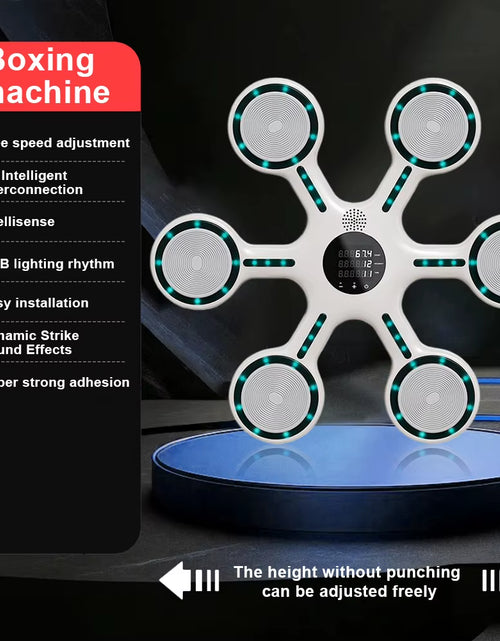 Load image into Gallery viewer, Wall Target Music Boxing Machines Bluetooth-Compatible Punching Bag Type-C Charging Boxing Puncher Reaction Training Equipment
