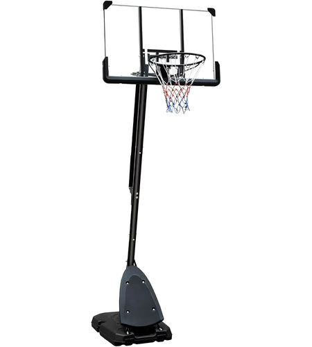 Portable Basketball Hoop Stand Free Basketball System with 28/44Inch Backboard Height Adjustable 7Ft/10Ft for Teenager Adult