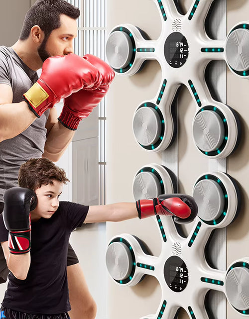 Load image into Gallery viewer, Wall Target Music Boxing Machines Bluetooth-Compatible Punching Bag Type-C Charging Boxing Puncher Reaction Training Equipment
