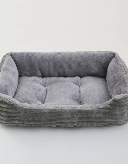 Load image into Gallery viewer, Bed for Dog Pet Square Plush Kennel Medium Small Dog Sofa Bed Cushion Pet Calming Dog Bed House Pet Supplies Accessories
