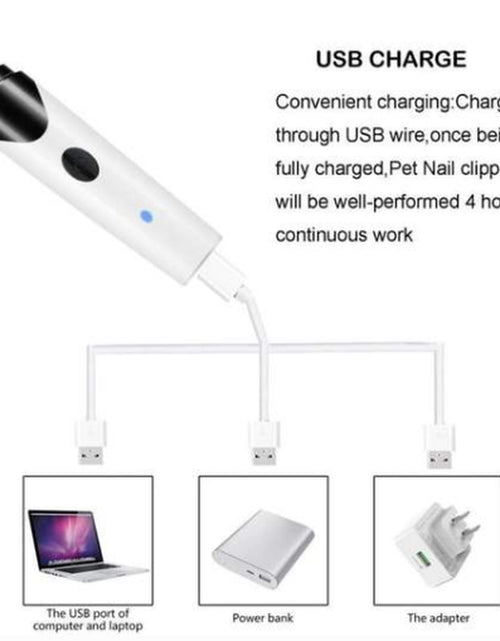Load image into Gallery viewer, Pet Dog Cat Pencil Sharpener, Electric Nail Clippers Cleaning Nail Clippers
