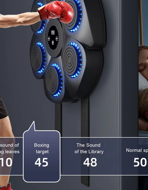 Load image into Gallery viewer, Smart Bluetooth Music Boxing Machine Musical Wall Boxing Machine Wall Target Hanging Sandbag Reaction Training Punching Bag
