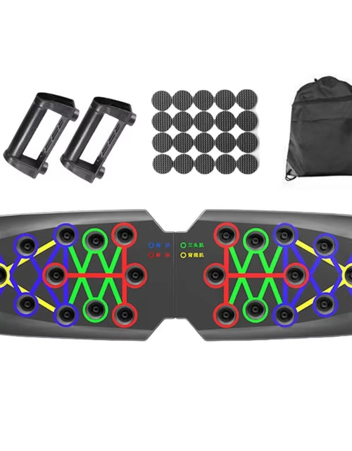Load image into Gallery viewer, Multifunctional Push up Boards Press up Board Equipment Pushup Stands Push up Boards Exercise Board with Resistance Band
