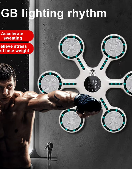 Load image into Gallery viewer, Wall Target Music Boxing Machines Bluetooth-Compatible Punching Bag Type-C Charging Boxing Puncher Reaction Training Equipment
