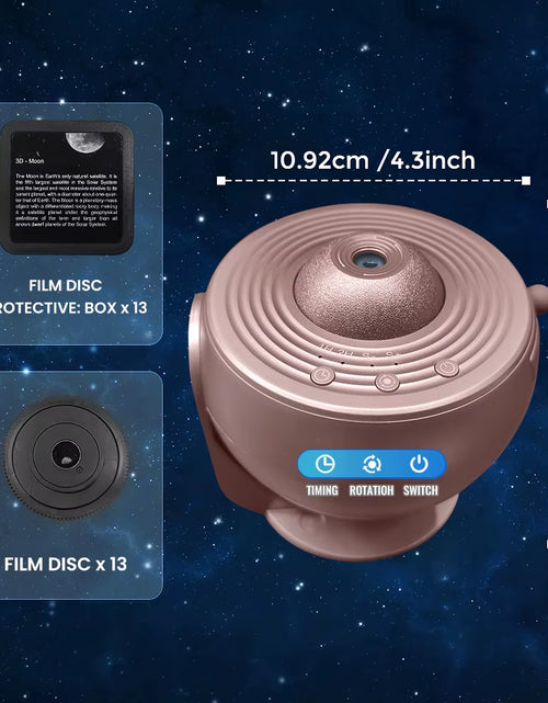 Load image into Gallery viewer, 13 in 1 Star Projector, Planetarium Galaxy Projector for Bedroom, Aurora Projector, Night Light Projector for Kids Adults
