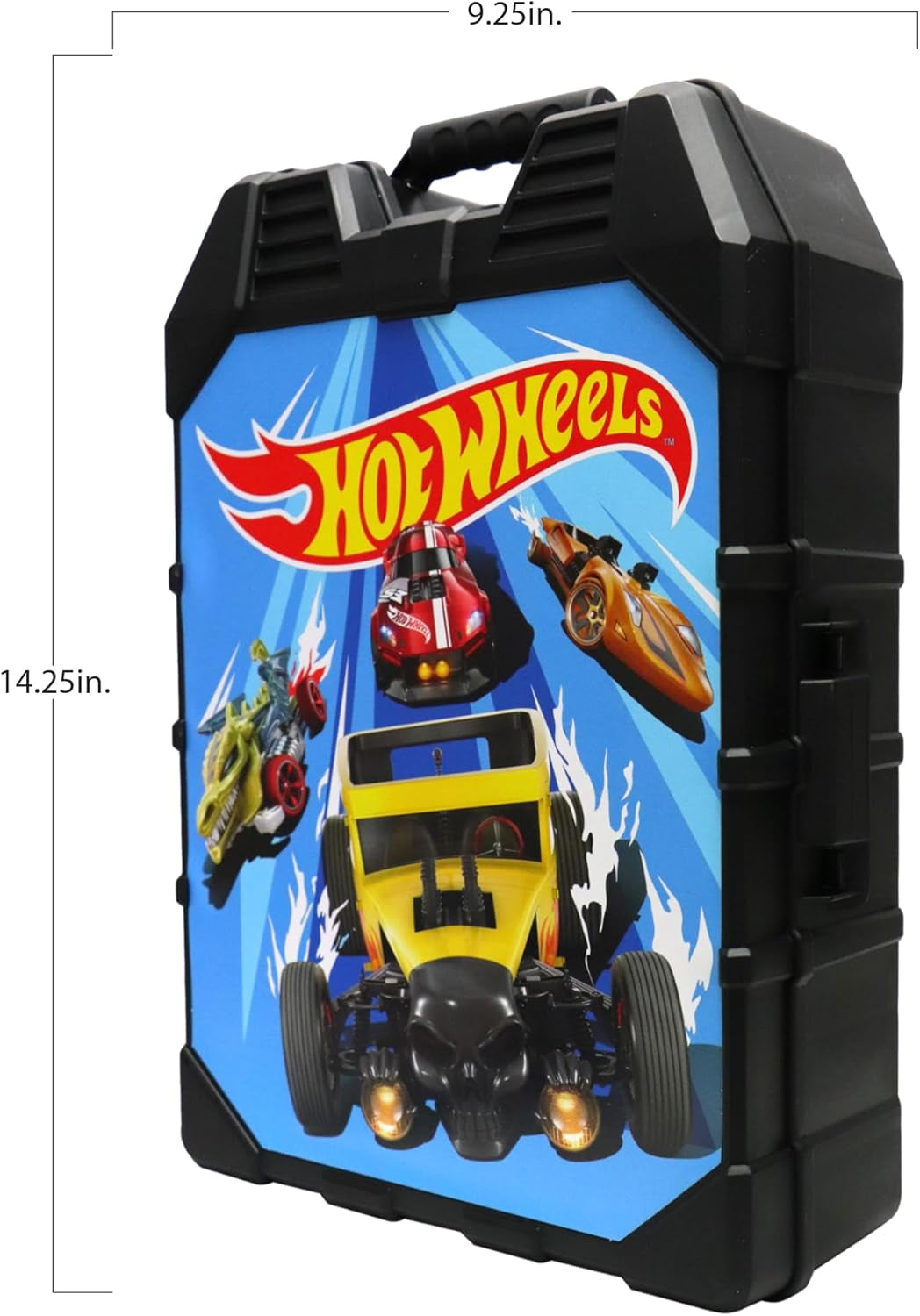 Hot Wheels: 48 Cart Storage Case, Easy Grip Carrying Case, Makes Collecting and Clean up Easy and Fun, Styles in Case May Vary, for Ages 3 and Up